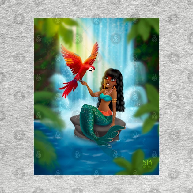 Amazonian Rainforest Mermaid by 513KellySt